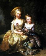 eisabeth Vige-Lebrun Portrait of Madame Royale and Louis Joseph china oil painting artist